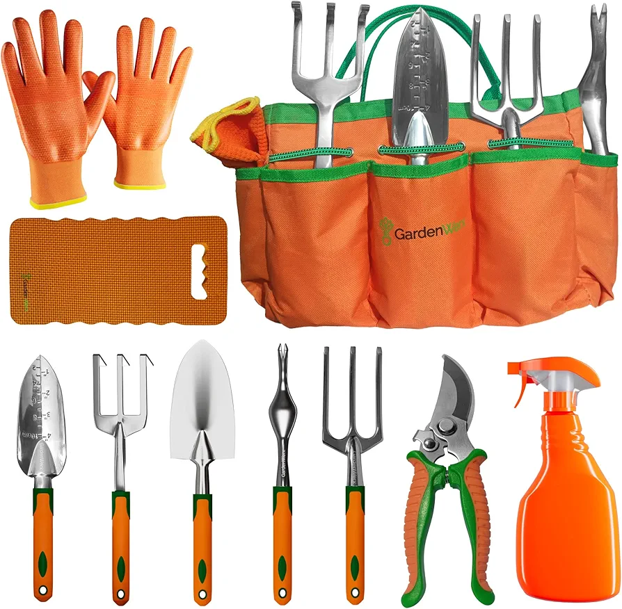 Gardening Tool Kit 10Pcs Set Stainless Steel