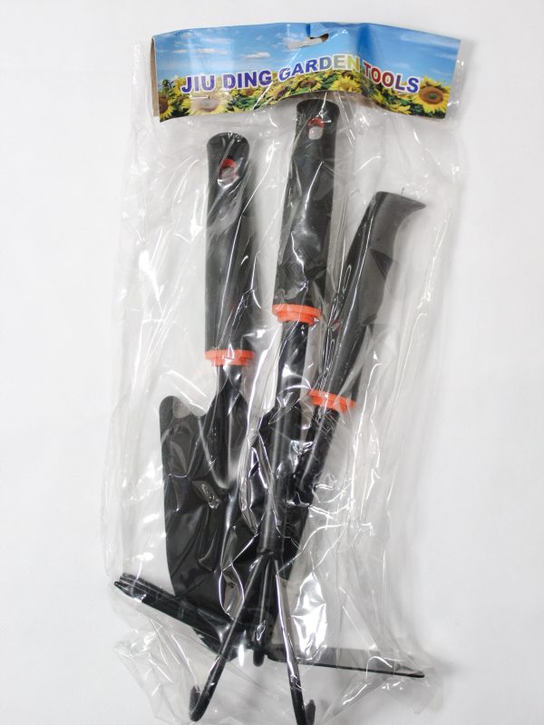 Garden Tool Set 3Pcs Metal And TPR Grip