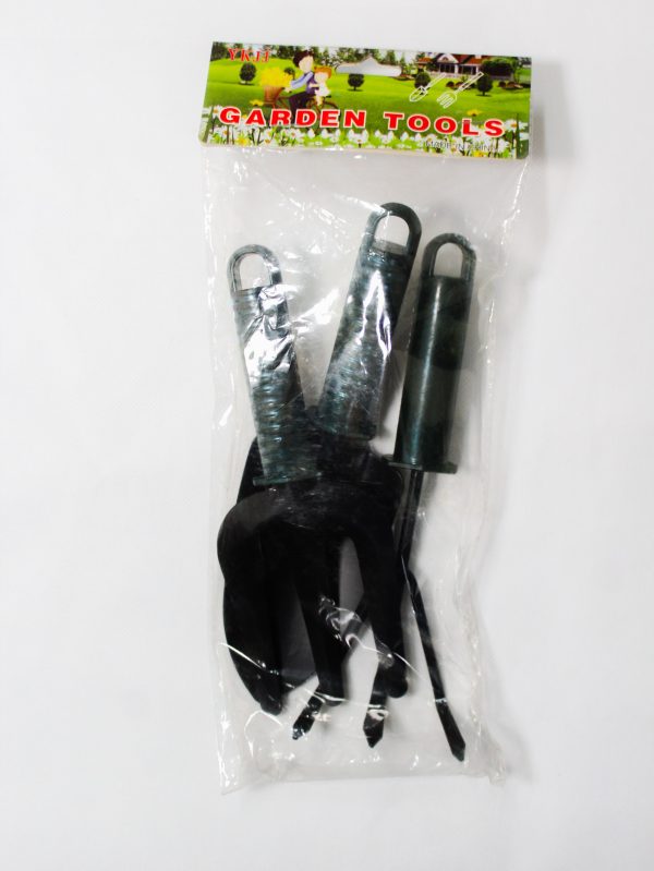 Garden Tool Set 3pcs Metal And Plastic